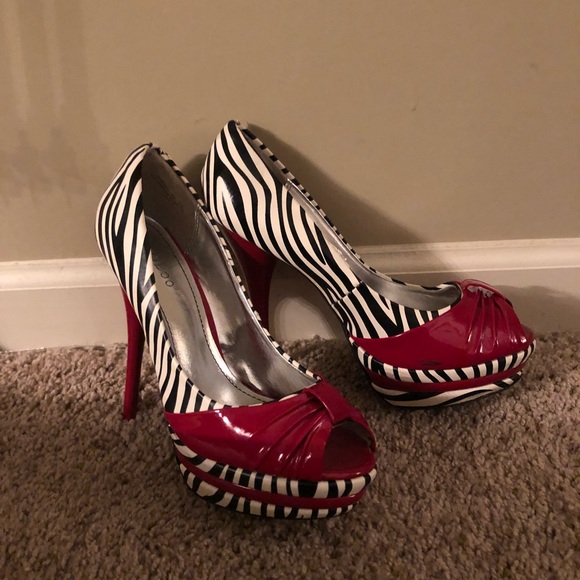 Zebra Print Pumps - Picture 1 of 1